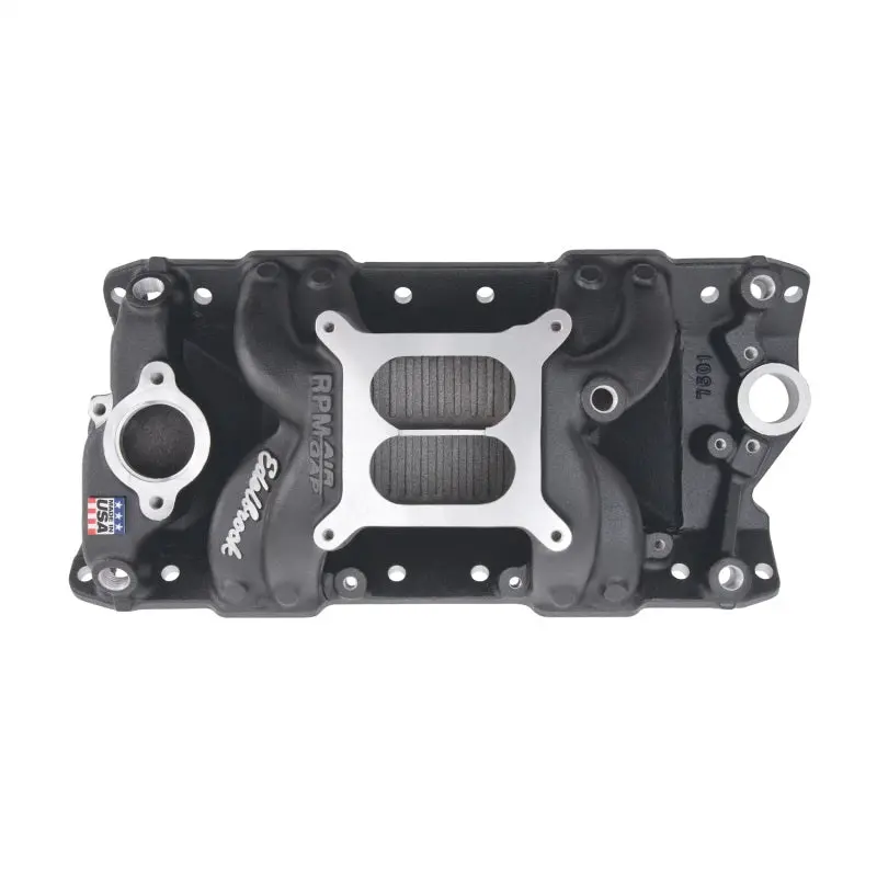 Edelbrock 1980-1986 Chevrolet Camaro 2Nd-3Rd Gen Intake Manifold Rpm Air-Gap Small-Block 262-400 Black 1