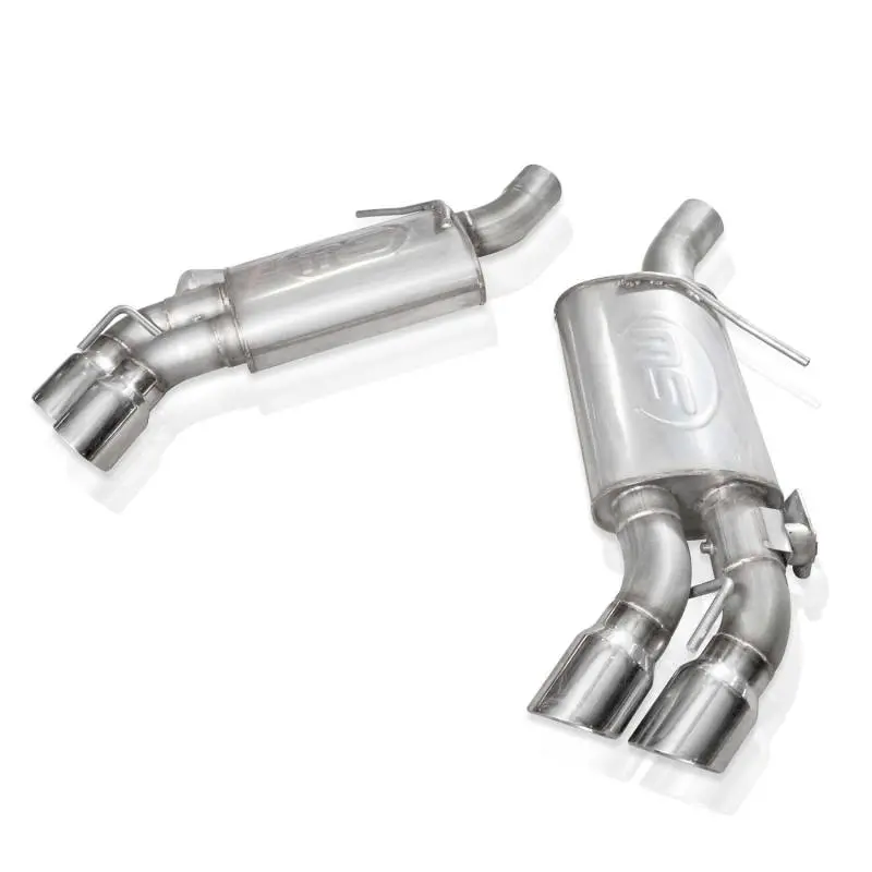 Stainless Works 2016-2020 Chevrolet Camaro 6Th Gen + Ss 3In Redline Perf Connect Axle Back W Valve & 4In Quad Tips 1
