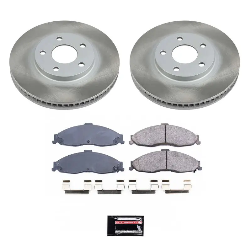 Powerstop 1998-2002 Chevrolet Camaro 4Th Gen Power Stop Front Semi-Coated Rotor Kit 1