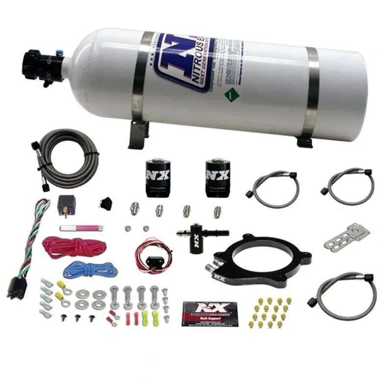 Nitrous Express 2017-2023 Chevrolet Camaro 6Th Gen Lt4 Supercharged 6.2L Nitrous Plate System W 15Lb Bottle 1