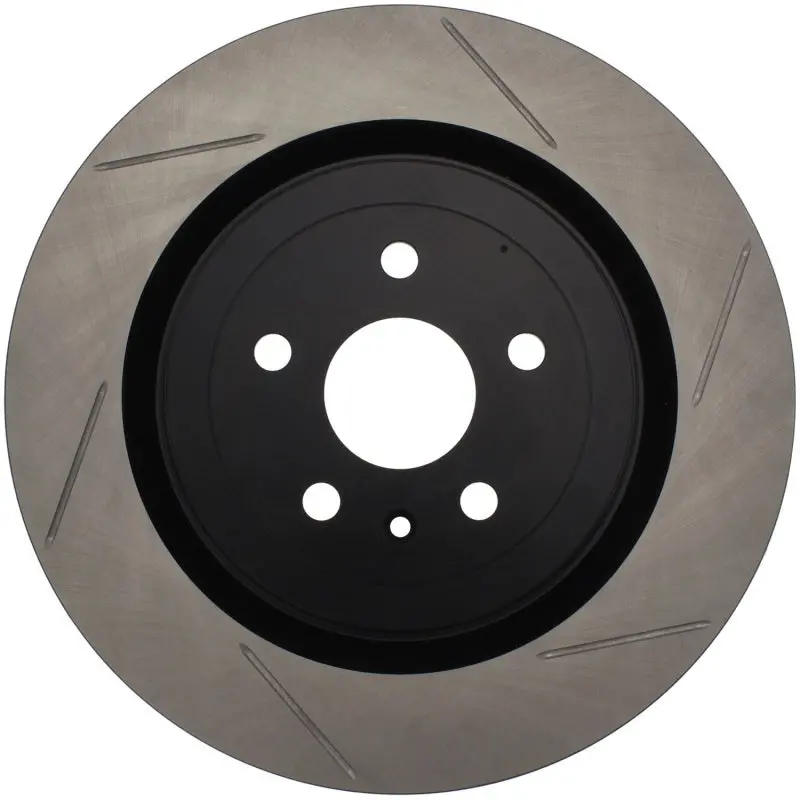 Stoptech 2010-2020 Chevrolet Camaro 5Th-6Th Gen Power Slot 10 Ss 8Cyl Rear Left Slotted Rotor 1
