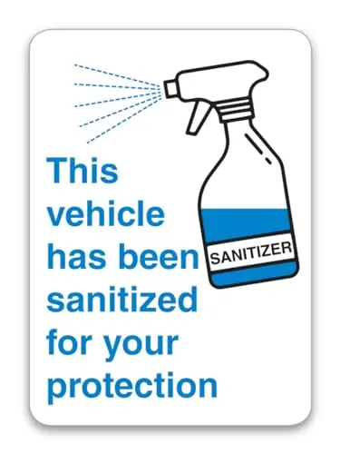 Sanitized Stock Labels Roll For Auto Dealership - 2-5/8" × 1-3/4" White Labels With Light Adhesive - Sanitized Labeling For Automotive Service Centers - 500/Pack 1