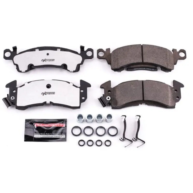 Powerstop 1980-1981 Chevrolet Camaro 2Nd Gen Power Stop Front Or Rear Z26 Extreme Street Brake Pads W Hardware 1