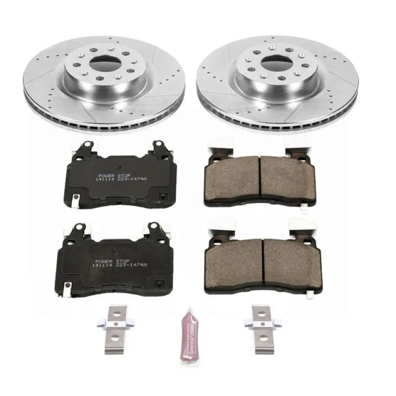 Powerstop 2016-2023 Chevrolet Camaro 6Th Gen Power Stop Ct6 Front Z23 Evolution Sport Brake Kit 1