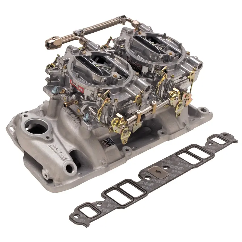 Edelbrock 1967-1986 Chevrolet Camaro 1St-3Rd Gen Performer Rpm Dual-Quad Kit For And Prior Sb 1