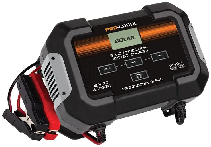Pro-Rx Pl2545 Intelligent Battery Charger & Maintainer – 3-Stage Automatic Charging With 20/10/2 Amp Rates – 100 Amp Engine Start Booster – Compatible With 6V/12V Lead-Acid, Gel, Agm Batteries – Portable, 1-Year Warranty 1
