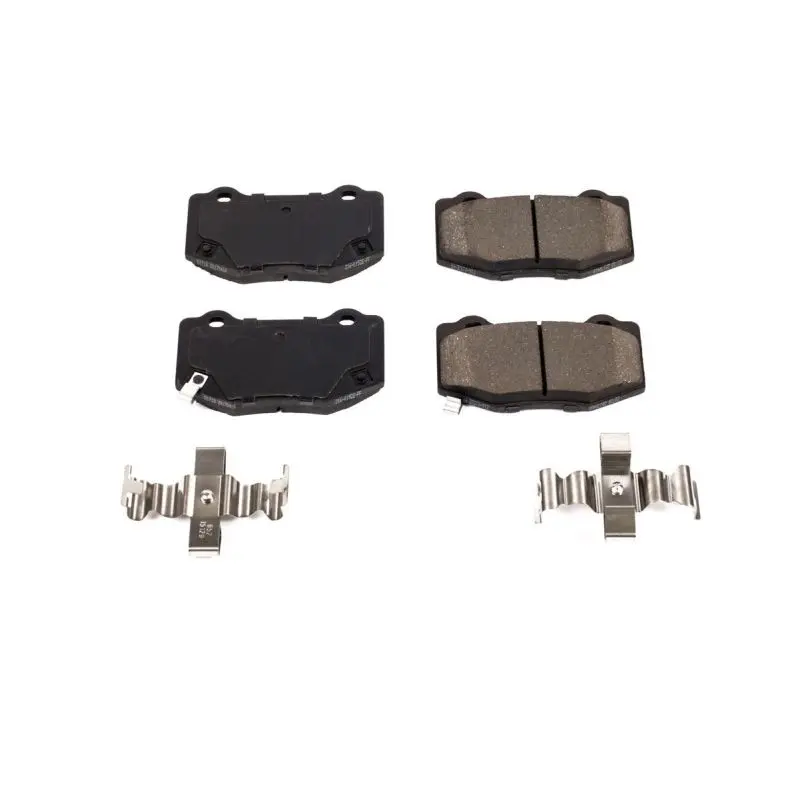 Powerstop 2016-2023 Chevrolet Camaro 6Th Gen Power Stop Ats Rear Z17 Evolution Ceramic Brake Pads W Hardware 1