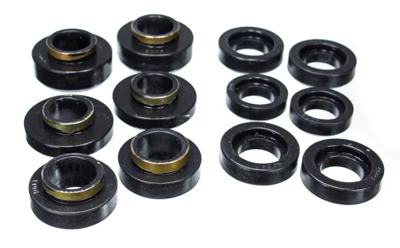 Energy Suspension 1967-1981 Chevrolet Camaro 1St-2Nd Gen Gm Black Body To Frame Mount And Radiator Support Bushing Set 1