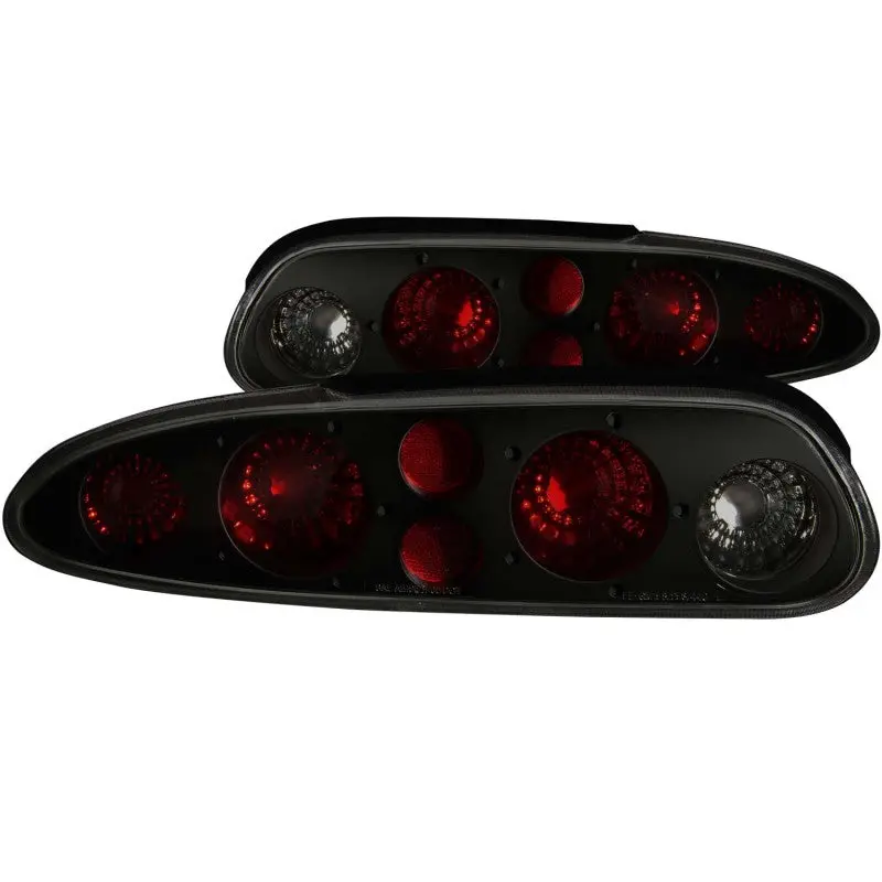 Anzo 1993-2002 Chevrolet Camaro 4Th Gen Taillights Dark Smoke 1
