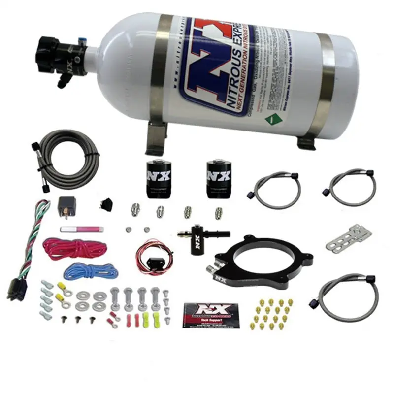 Nitrous Express 2017-2023 Chevrolet Camaro 6Th Gen Lt4 Supercharged 6.2L Nitrous Plate System W 10Lb Bottle 1