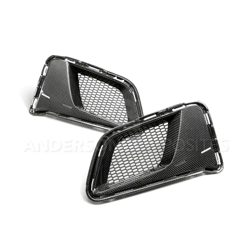 Anderson Composites 2017-2021 Chevrolet Camaro 6Th Gen 1Le Carbon Fiber Type Le Air Duct Bezels 1