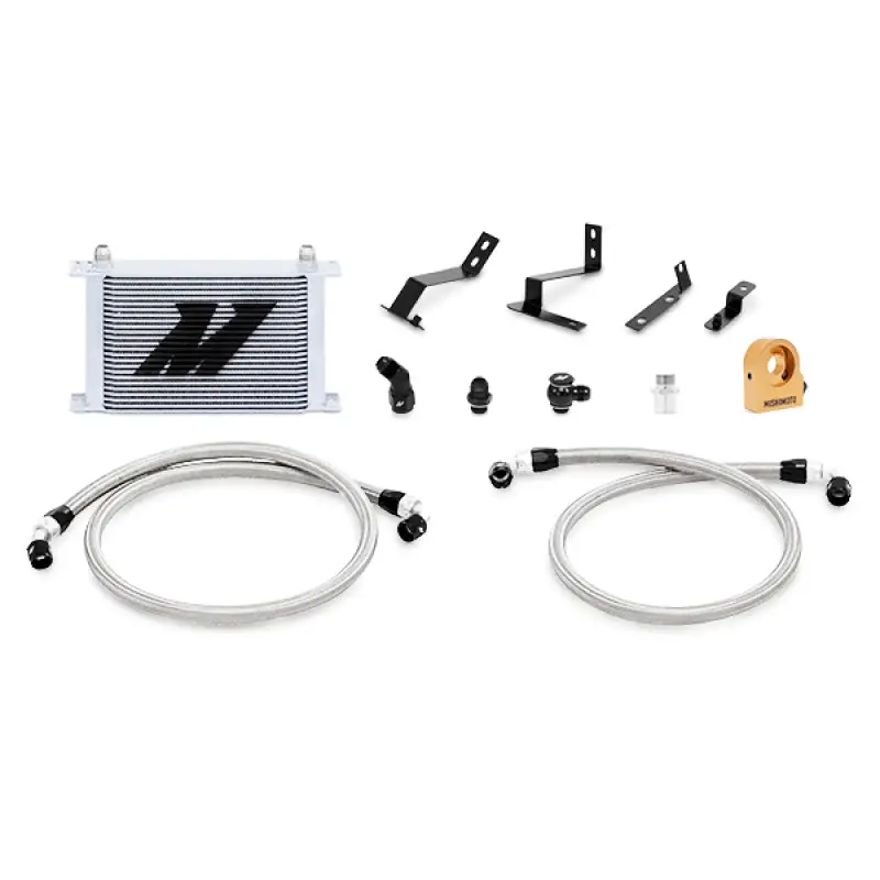 Mishimoto 2016-2024 Chevrolet Camaro 6Th Gen + Oil Cooler Kit W Thermostat Silver 1