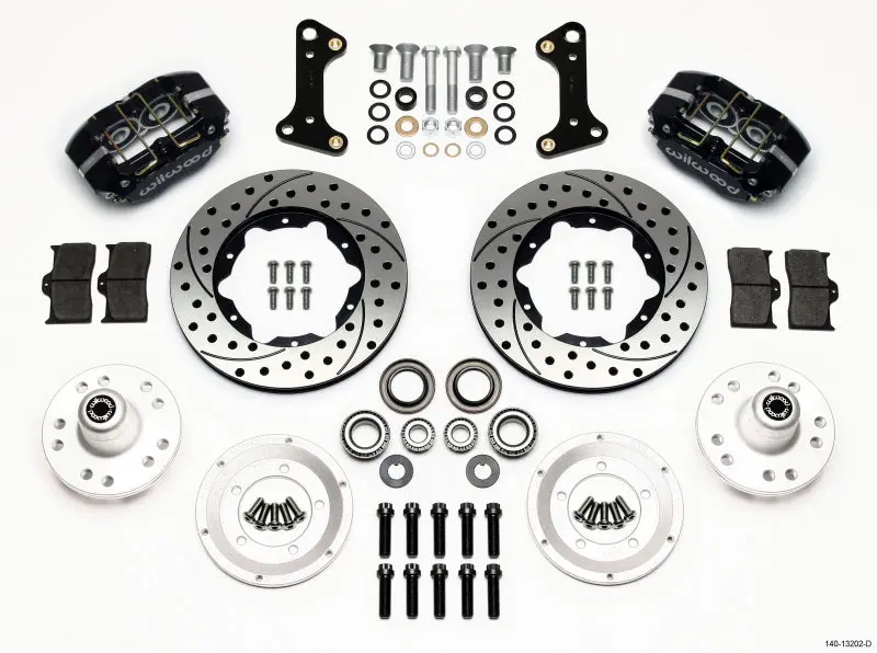 Wilwood 1967-1969 Chevrolet Camaro 1St Gen Dynapro Dust-Boot Front Kit 11.00In Drilled 1