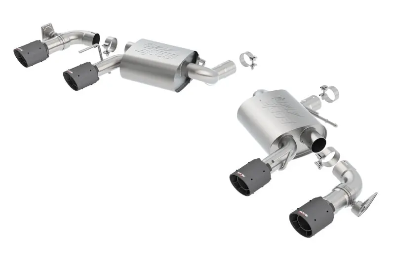 Borla 2016-2024 Chevrolet Camaro 6Th Gen Ss V8 At Mt Atak Rear Section Exhaust With Dual Mode Valves 1