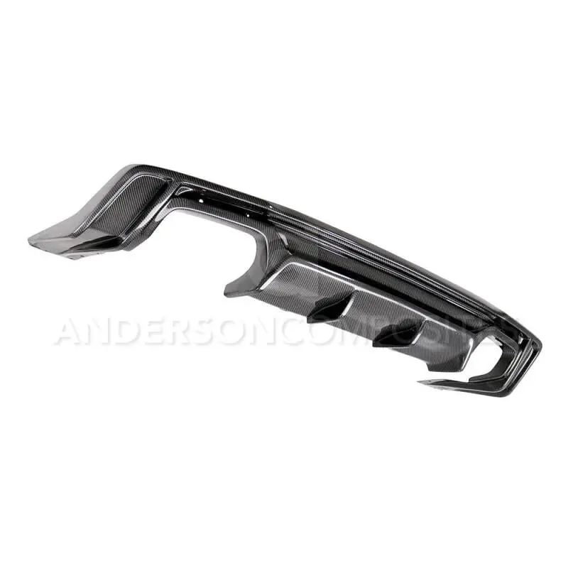 Anderson Composites 2016-2021 Chevrolet Camaro 6Th Gen + Ss Type-Az Carbon Fiber Rear Diffuser 1