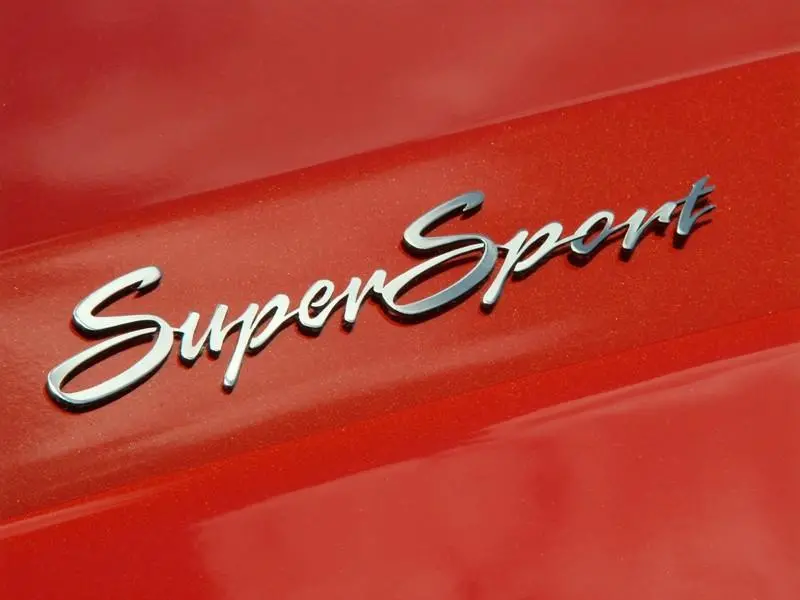 Camaro "Super Sport" Emblems | 2Pc Polished Stainless Steel 1