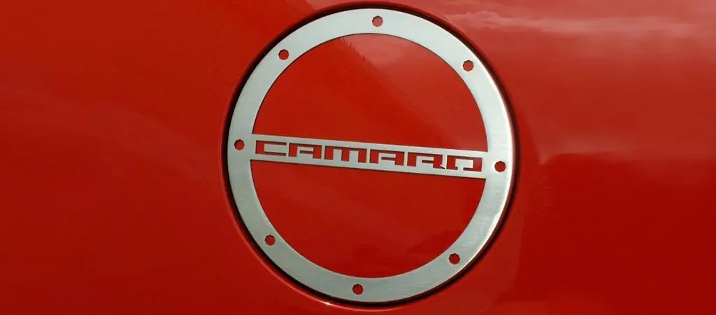 2010-2018 Camaro Gas Cap Cover | "Camaro" Lettering 1