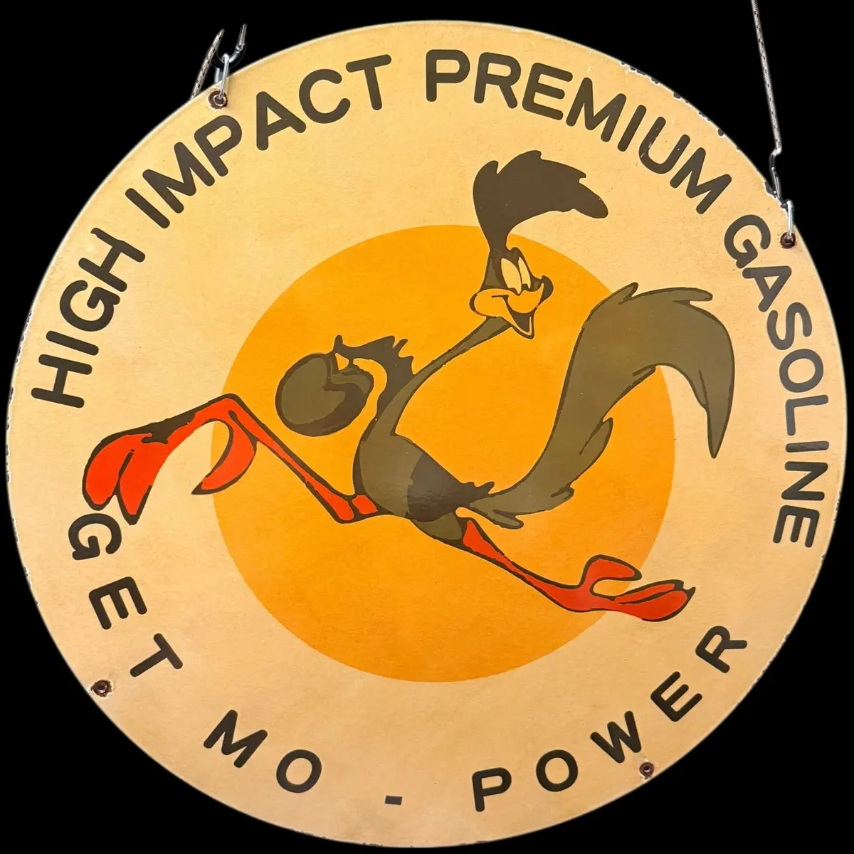 Mopar Mo-Power Road Runner Large Porcelain Enamel Sign (Ss 30-Inch) 1