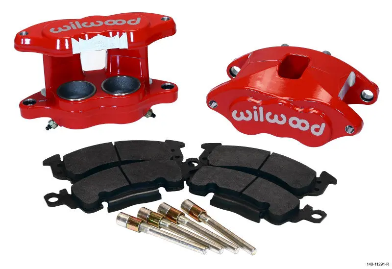 Wilwood 1970-1981 Chevrolet Camaro 2Nd Gen D52 Front Caliper Kit Red 2.00 2.00In Piston 1.04In Rotor 1