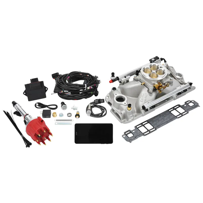 Edelbrock 1980-1986 Chevrolet Camaro 2Nd-3Rd Gen Pro Flo 4 Fuel Injection Kit Seq Port Sbc &Earlier 550 Max Hp 29 Lbhr Injectors Satin 1