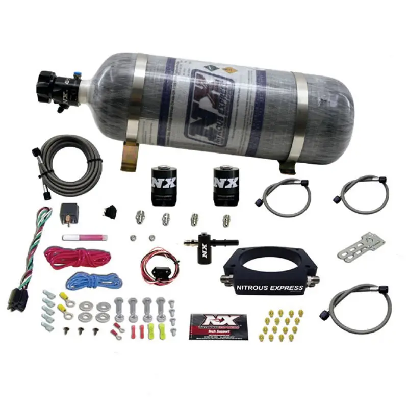 Nitrous Express 2016-2021 Chevrolet Camaro 6Th Gen + C7 Nitrous Plate Kit (50-300Hp) W Composite Bottle 1