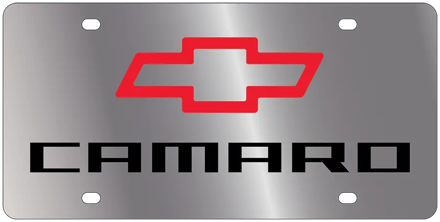 2010 Chevrolet Camaro Stainless Steel License Plate 1