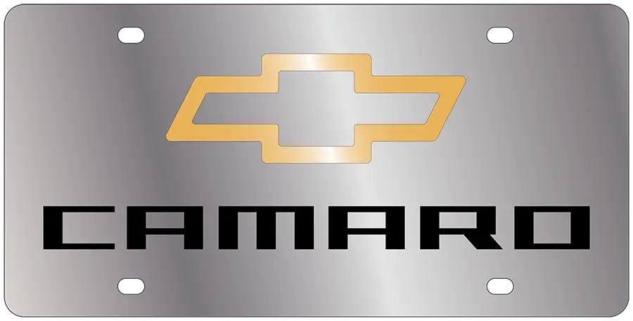 2010 Chevrolet Camaro Stainless Steel License Plate 1