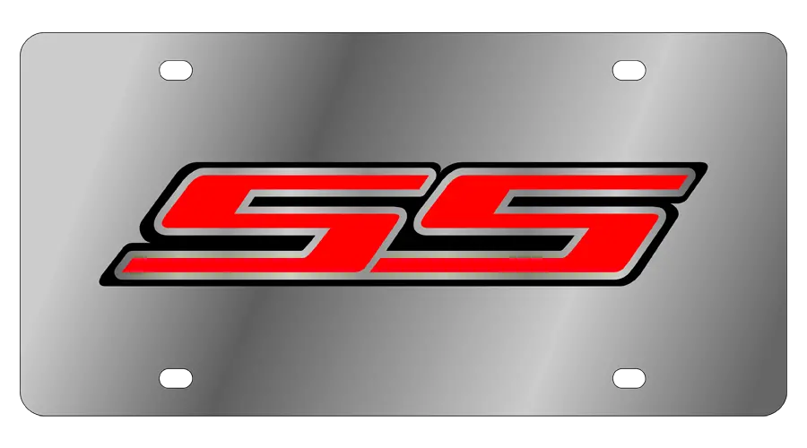 2010 Chevrolet Camaro Ss Stainless Steel License Plate 1