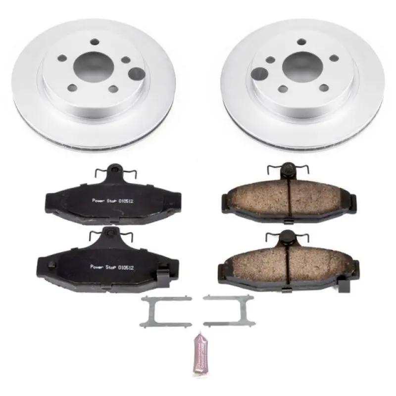 Powerstop 1993-1997 Chevrolet Camaro 4Th Gen Power Stop Rear Z17 Evolution Geomet Coated Brake Kit 1