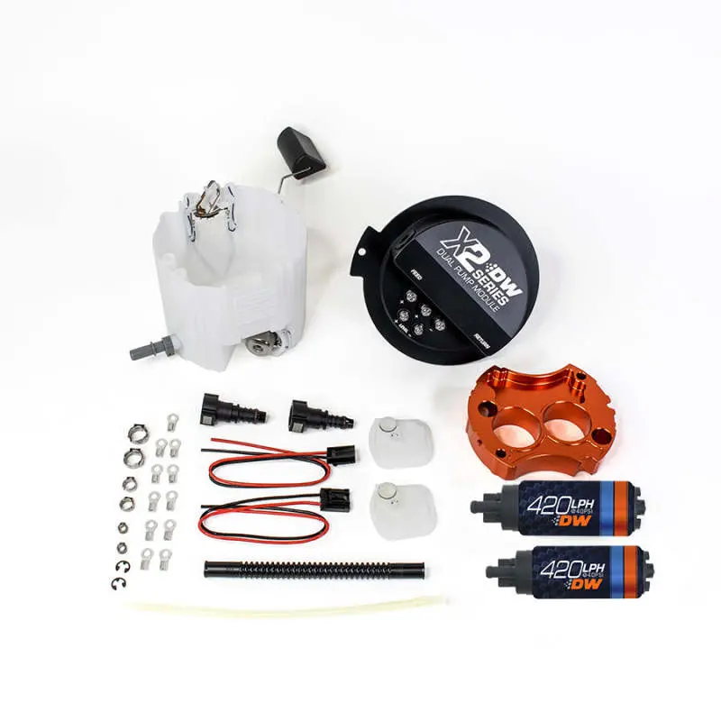 Deatschwerks 2010-2015 Chevrolet Camaro 5Th Gen X2 Series Fuel Pump Module W 2 Dw420s For Ls 3.7 V6 1
