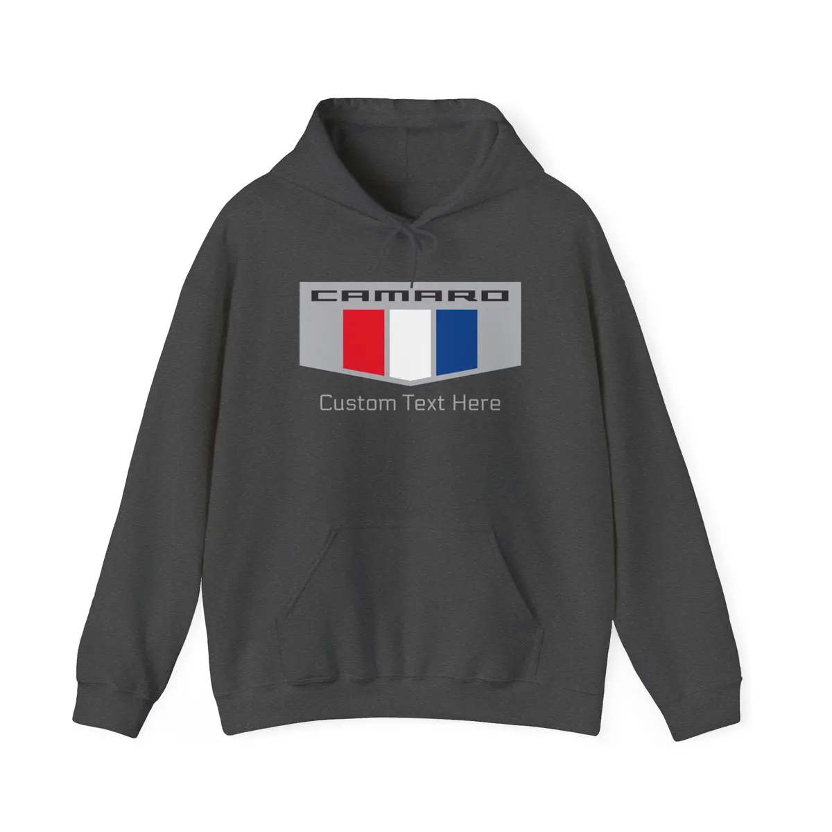 Camaro Tri Color Personalized Racing Flag Logo Unisex Fleece Hoodie 1
