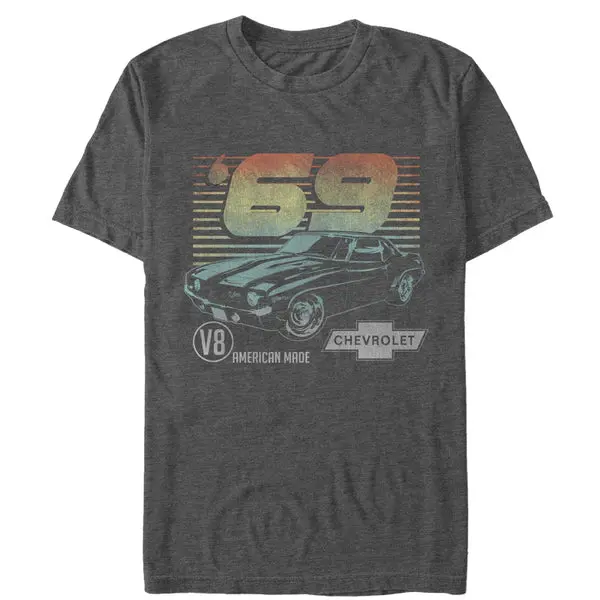 Fifth Sun 1969 Chevrolet Camaro 1969 Men's General Motors 69 T-Shirt 1