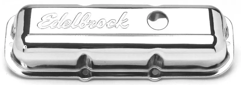 Edelbrock 1982-1989 Chevrolet Camaro 3Rd Gen Valve Cover Signature Series 2 8L 60 V6 Chrome 1