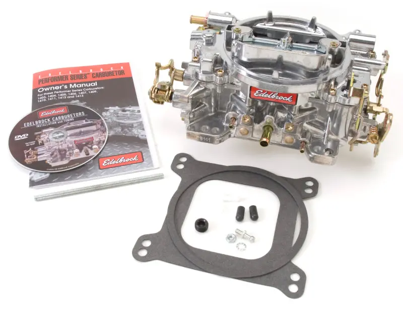 Edelbrock 1980-1981 Chevrolet Camaro 2Nd Gen Carburetor Performer Series 4-Barrel 750 Cfm Manual Choke Satin Finish 1