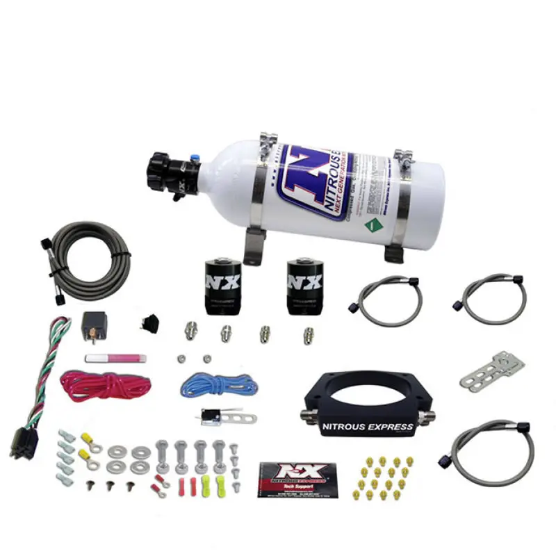 Nitrous Express 1998-2020 Chevrolet Camaro 4Th-6Th Gen Gm Ls 90Mm Nitrous Plate Kit (50-400Hp) W 5Lb Bottle 1