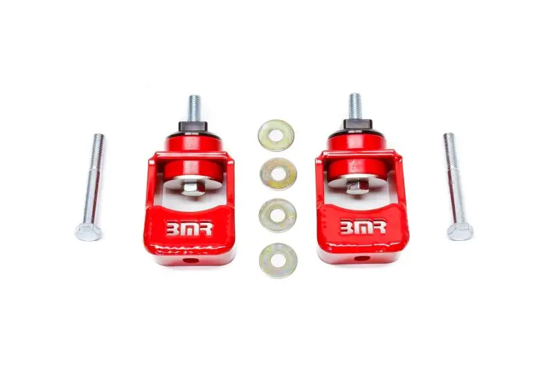 Bmr Suspension 2010-2015 Chevrolet 5Th Gen Camaro Bmr Motor Mount Kit (Polyurethane) Red (Spacers Not Included) 1