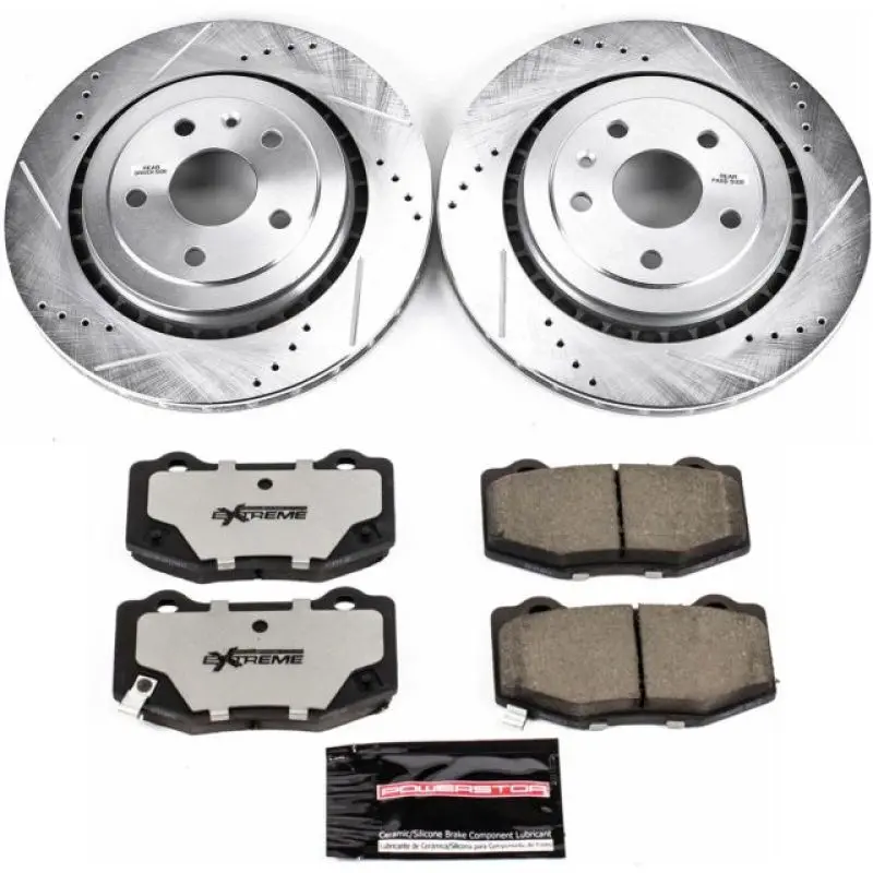 Powerstop 2016-2023 Chevrolet Camaro 6Th Gen Power Stop Ats Rear Z26 Street Warrior Brake Kit 1