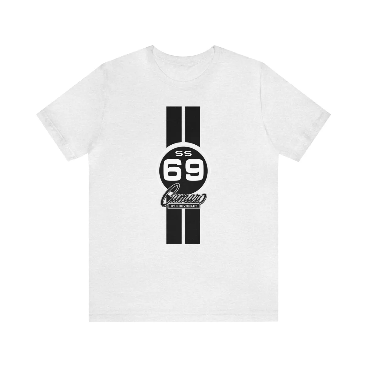 1969 Camaro Ss Single Stripes Jersey Short Sleeve Tee 5