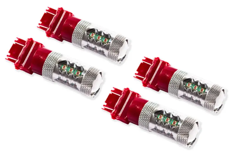 Diode Dynamics 2010-2013 Chevrolet Camaro 5Th Gen Sierra 1500 Rear Turn Tail Light Led 3157 Bulb Xp80 Led Red Set Of 4 1