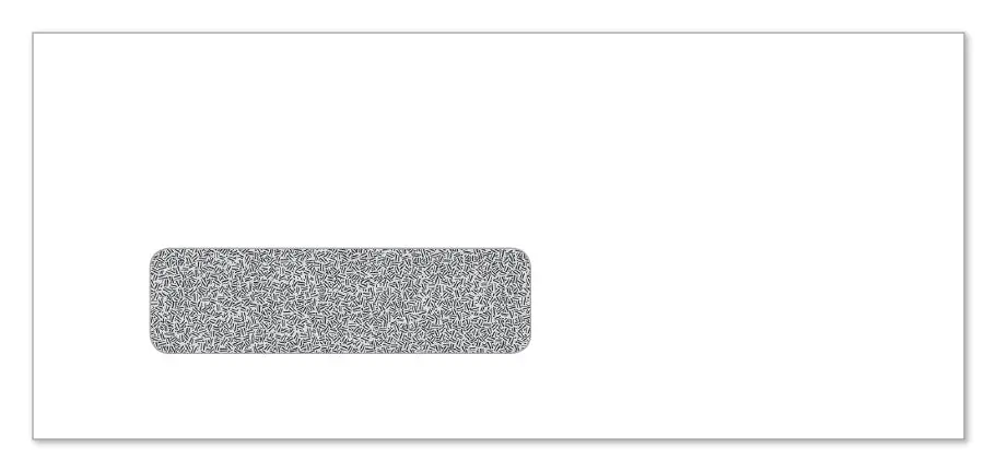 Automotive Check Envelopes With Security Tint - 8-7/8" X 3-7/8" 24# White Wove Paper - Compatible With R&R And Cdk Systems - 500 Envelopes Per Box 1