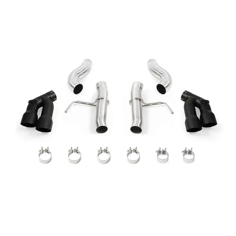 Mishimoto 2016-2023 Chevrolet Camaro 6Th Gen + 2.0T Quad-Tip Race Axle-Back Exhaust W Black Tips 1