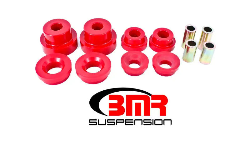 Bmr Suspension 2010-2015 Chevrolet Camaro 5Th Gen Bmr Rear Cradle Pro Version Full Bushing Kit (Polyurethane) Red 1