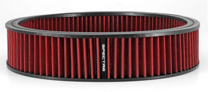 Spectre 1967-1974 Chevrolet Camaro 1St-2Nd Gen Hpr Round Air Filter 14In. X 3In. Red 1