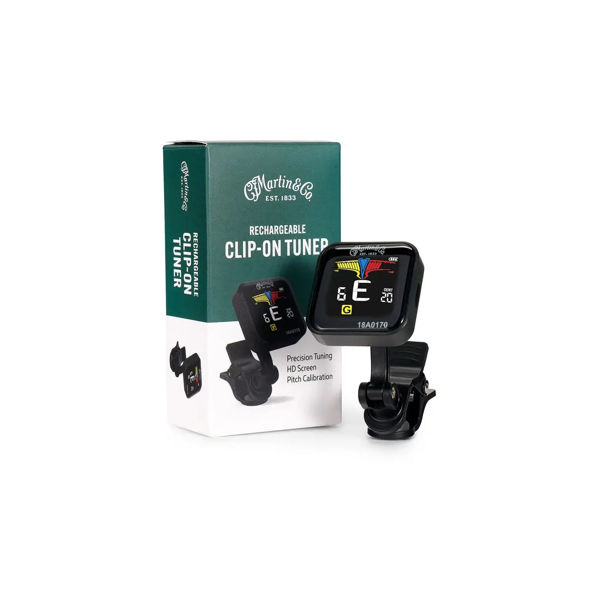 Martin Rechargeable Clip-On Tuner 18A0170 1