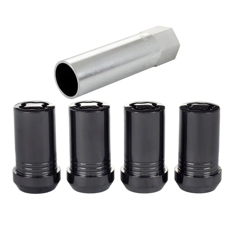 Mcgard 2010-2023 Chevrolet Camaro 5Th-6Th Gen Wheel Lock Nut Set 4Pk. (Tuner Cone Seat) M14x1.5 22Mm Hex 1.648In. Length Black 1