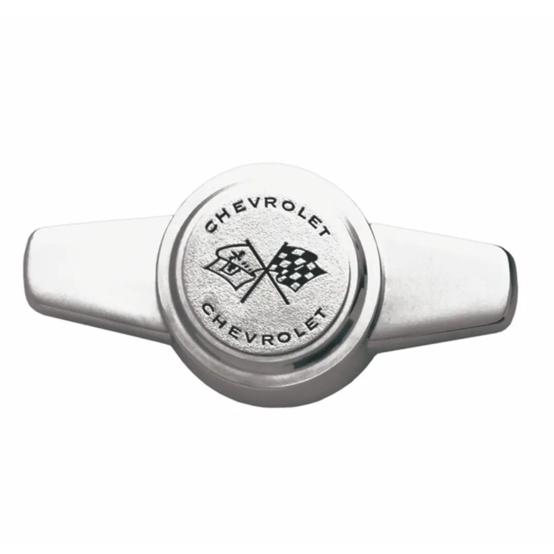 1968-1974 Chevrolet Camaro Bar Wheel Spinner Chrome Plated Zinc - 4 Piece Set 1