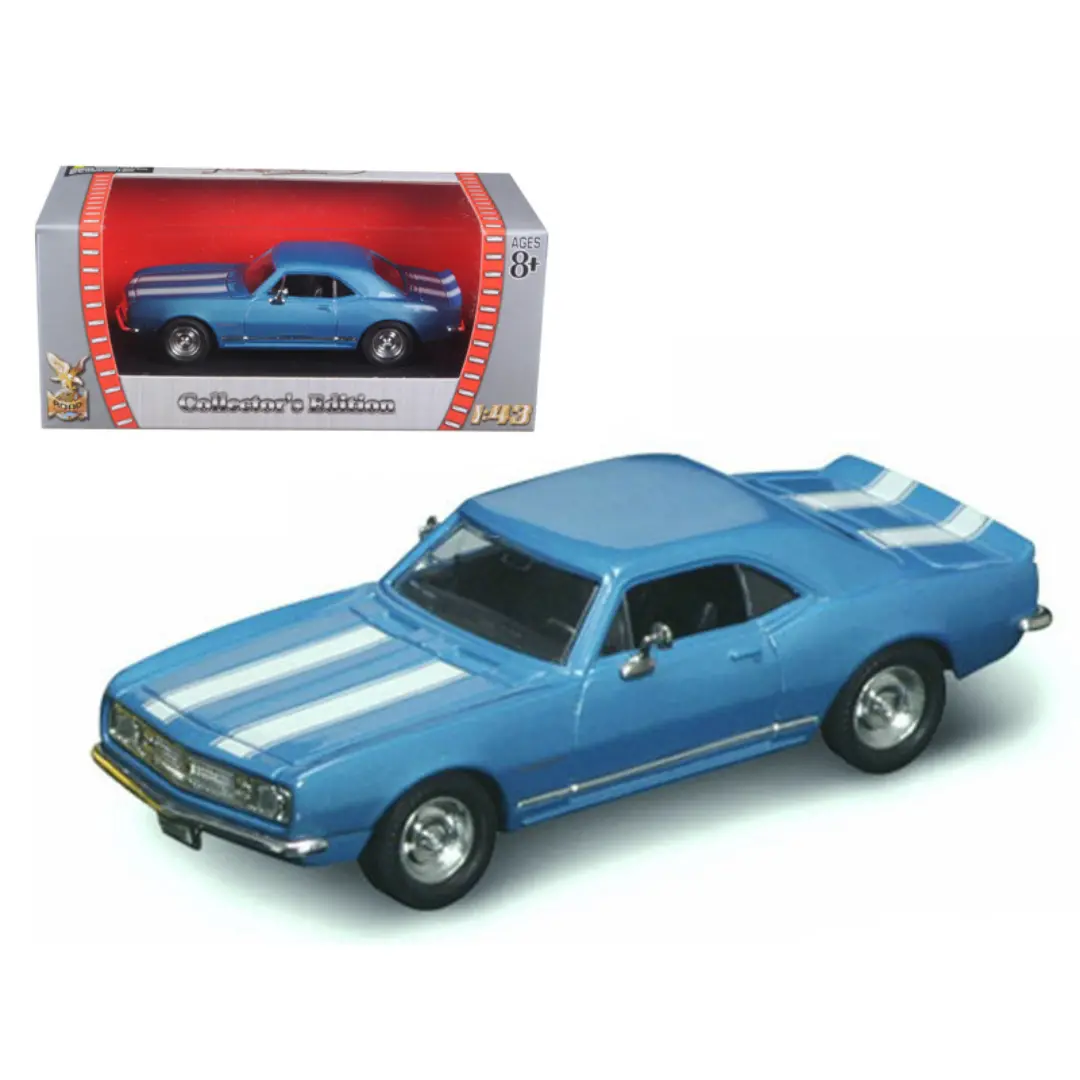 1967 Chevrolet Camaro Z-28 Blue 1/43 Diecast 1