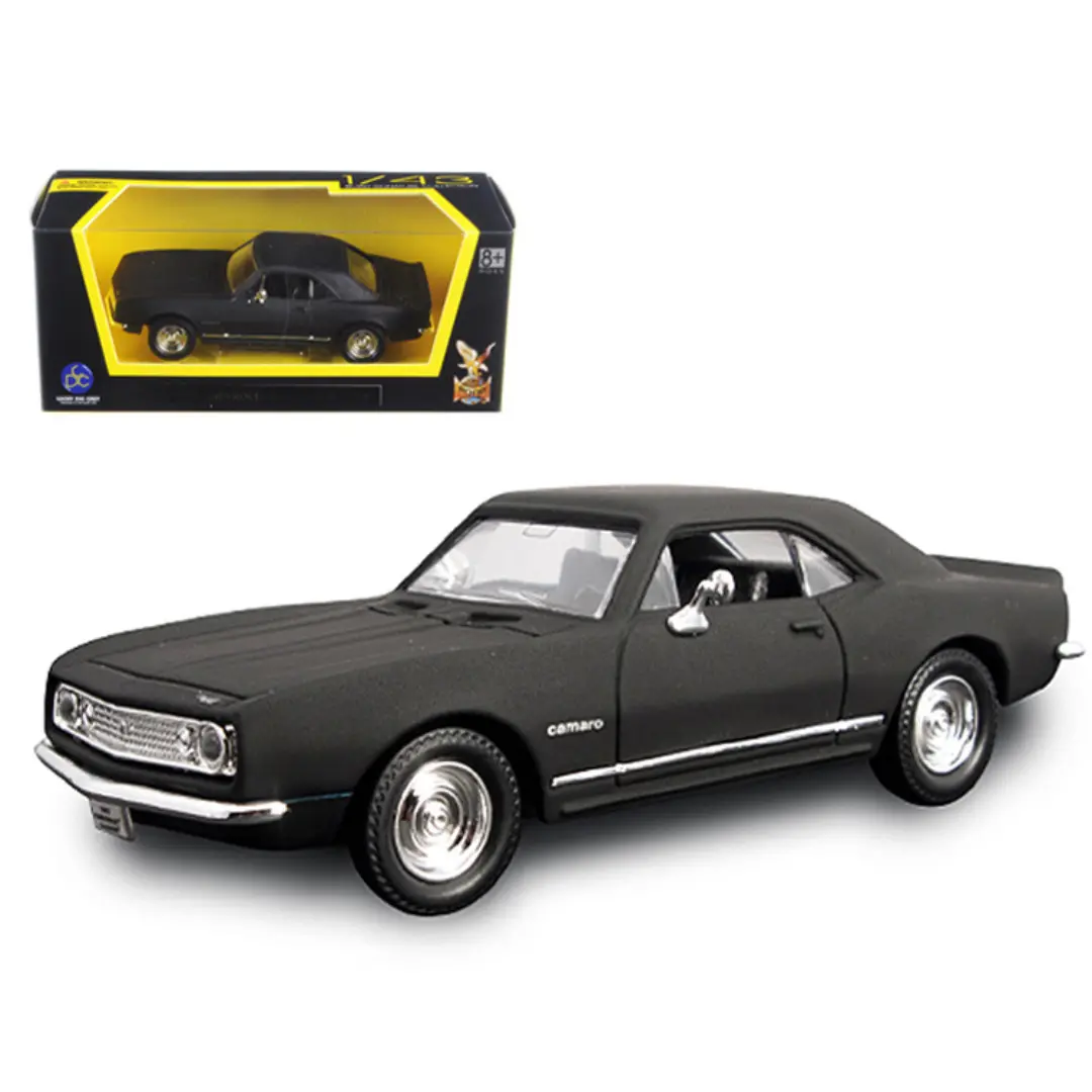 1967 Chevrolet Camaro Z28 Matt Black 1/43 Diecast 1