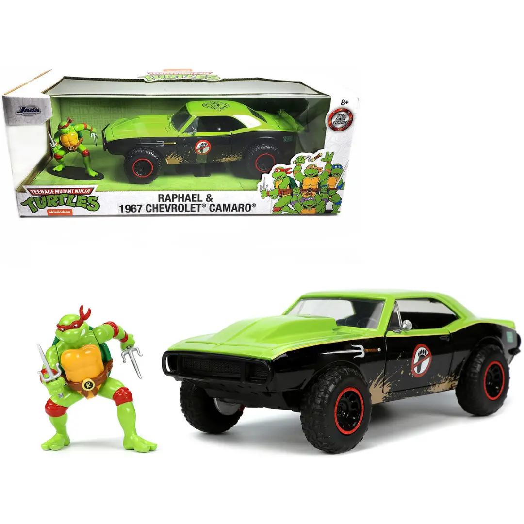 1967 Camaro Offroad "Teenage Mutant Ninja Turtles" 1/24 Diecast Model Car By Jada 1
