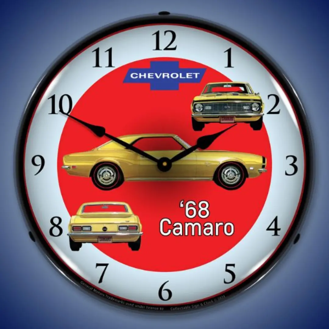 1968 Camaro Lighted Wall Clock 1